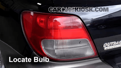 Tail Light Change 2000-2004 Subaru Outback - 2002 Subaru Outback 2.5L 4